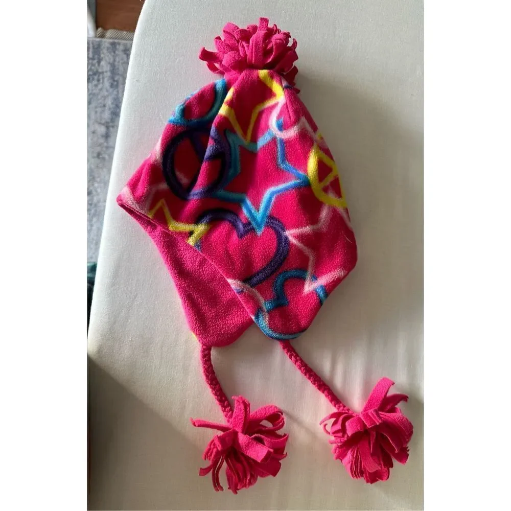 Girls Fleece Peruvian Hat, Size:4-7